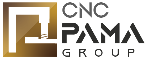 Logo obráběcí společnosti CNC PAMA GROUP